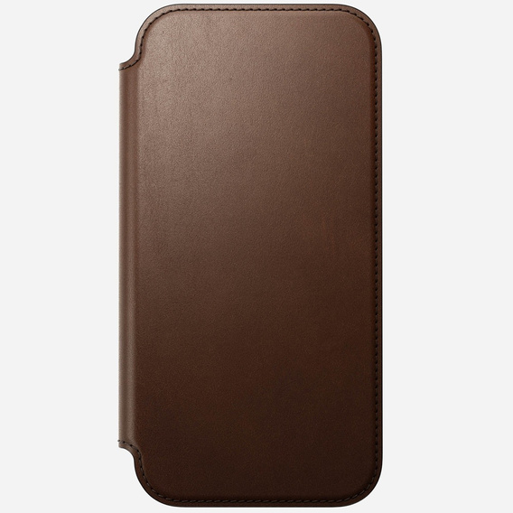 Puzdro Nomad pre iPhone 17 Pro Max, Modern Leather Folio, hnedé