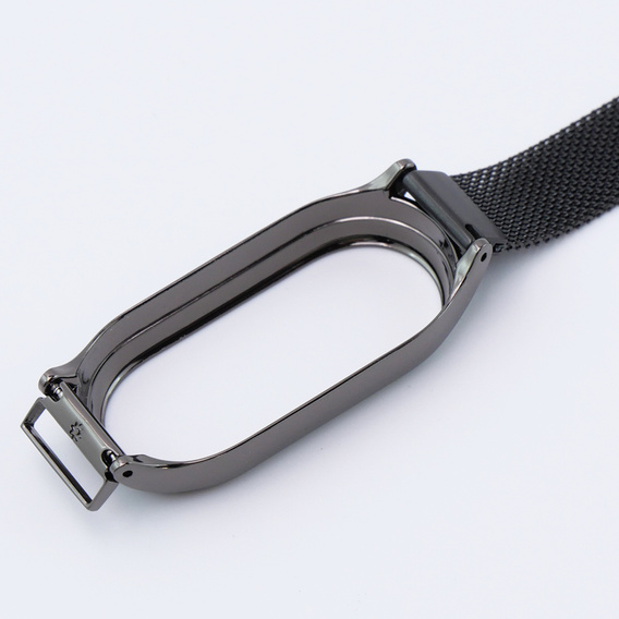 Oceľový milánsky náramok pre Xiaomi Smart Band 10 / 9 / 8