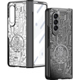 Puzdro pre Samsung Galaxy Z Fold 5 5G, Mechanical Legend, čierne