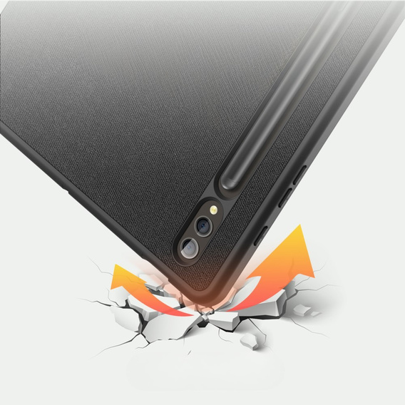 Puzdro pre Samsung Galaxy Tab S10+ Plus, Dux Ducis Domo, čierne