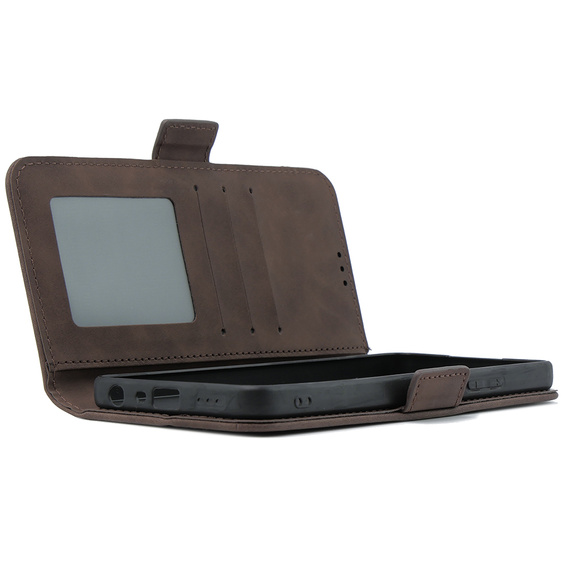 Klapkové puzdro pre Oppo A38 4G / Oppo A18 4G, Card Slot, hnedé