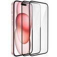 2x keramické hybridné sklo ERBORD pre iPhone 15