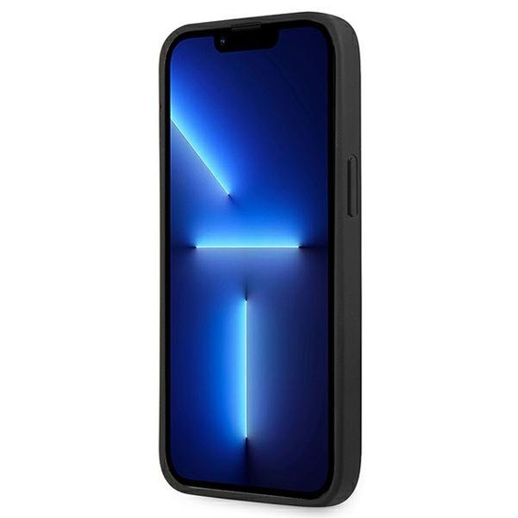 GUESS Obal na mobil pre iPhone 14 Pro, 4G Big Metal Logo, sivé