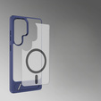 Puzdro pre Samsung Galaxy S25 Ultra, Kickstand Matt Case, pre MagSafe, tmavomodré
