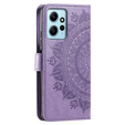Klapkové puzdro pre Xiaomi Redmi Note 12 4G, Mandala, fialové