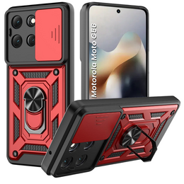 Pancierované puzdro pre Motorola Moto G56 5G, CamShield Slide, modré