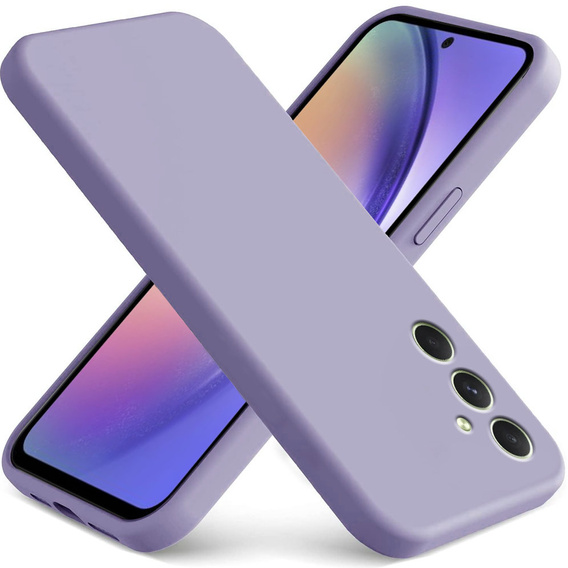 Obal na mobil pre Samsung Galaxy A54 5G, Silicone Lite, fialové