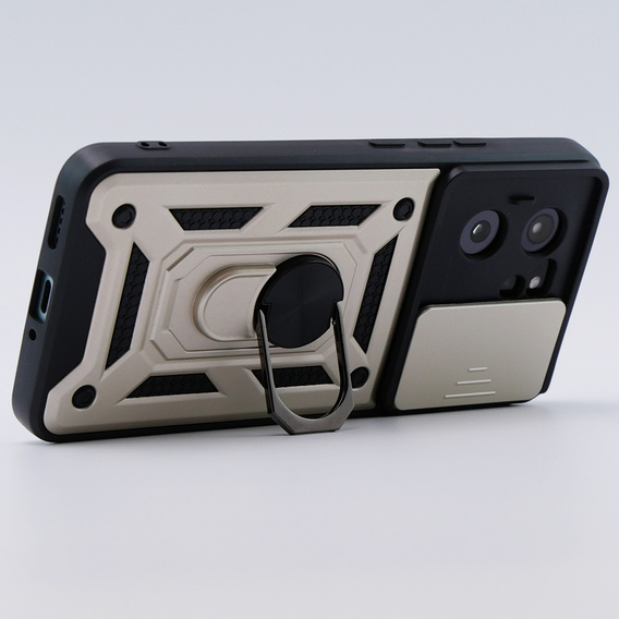 Obal na mobil pre Xiaomi 13T / 13T Pro, CamShield Slide, zlaté