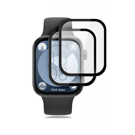 2x hybridné sklo ERBORD pre Huawei Watch Fit 3