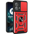 Obal na mobil pre Motorola Edge 40 Neo, CamShield Slide, červené