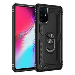 Pancierované obal na mobil pre Samsung Galaxy S10 Lite, Nox Case Ring, čierne