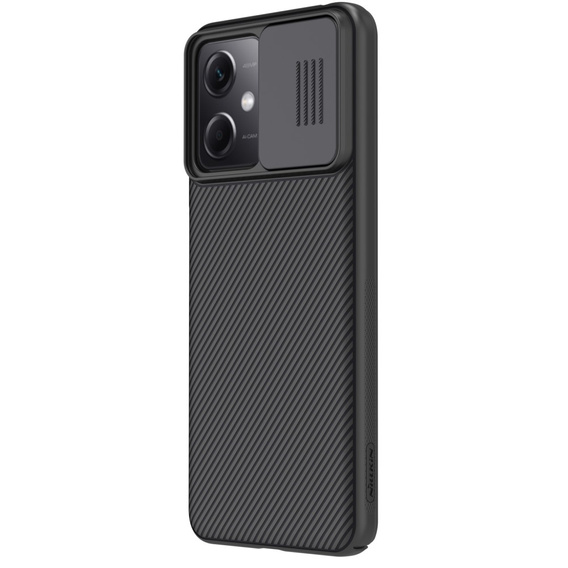 Puzdro pre Xiaomi Redmi Note 12 5G / POCO X5 5G, pancierované Nillkin, CamShield Pro, čierne