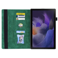Puzdro pre Lenovo Tab M11, Classic, s priestorom pre stylus, zelený