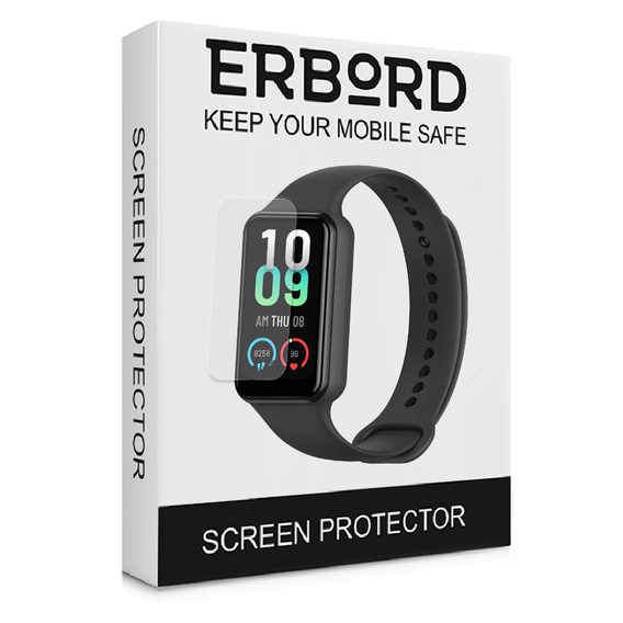 3x ERBORD Hydrogélová fólia pre Amazfit Band 7