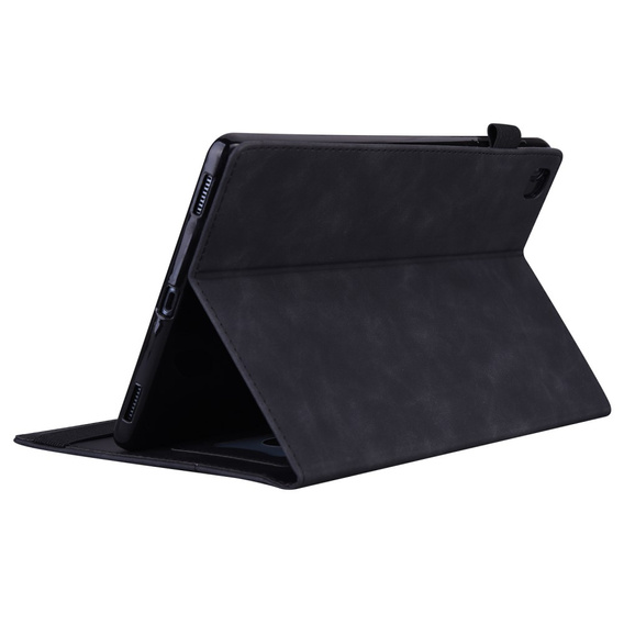 Puzdro pre Samsung Galaxy Tab A9, Classic, s priestorom pre stylus, čierne
