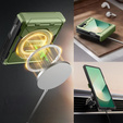 Puzdro Tongate MECH s MagSafe pre Samsung Galaxy Z Flip7 FE / Z Flip6, zelené