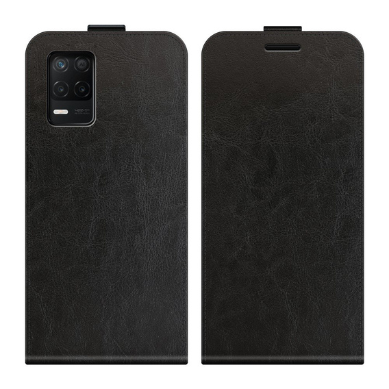 Klapkové puzdro pre Realme 8 5G, Flip, čierne