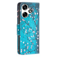 Klapkové puzdro pre Infinix Hot 30, Wallet, sakura, modré
