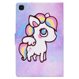 Puzdro pre Samsung Galaxy Tab A7 Lite, s chlopňou, colorful horse