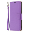 Klapkové puzdro pre Samsung Galaxy A54 5G, Wallet Litchi Magnet, fialové