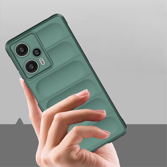 Obal na mobil pre Xiaomi Poco F5 5G, Gaming Shockproof, zelený