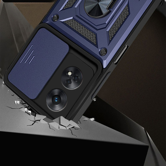 Obal na mobil pre Oppo Reno8 T, CamShield Slide, modré