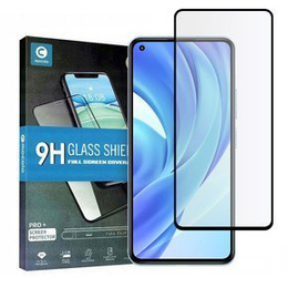 Tvrdené sklo Mocolo Full Glue pre Xiaomi Mi 11 Lite / Mi 11 Lite 5G / 11 Lite 5G NE, čierny rám