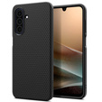 Puzdro Spigen pre Samsung Galaxy A26 5G, Liquid Air, čierne + tvrdené sklo 9H