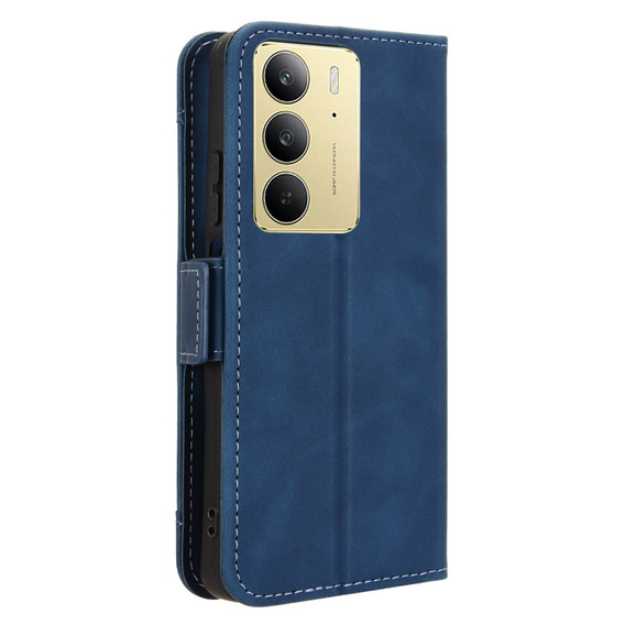 Klapkové puzdro pre Realme 14X / Realme C75, Card Slot, tmavomodré
