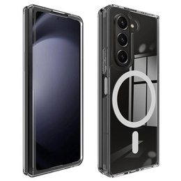 Puzdro pre Samsung Galaxy Z Fold6 5G, Fusion Hybrid, pre MagSafe, priehľadné