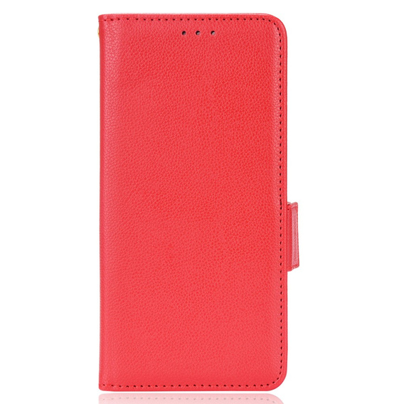 Klapkové puzdro pre Ulefone Note 12P, Wallet Litchi Magnet, červené