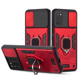 Puzdro pre Samsung Galaxy A03s, KickStand Camera Lens, modré