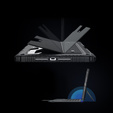 Puzdro + klávesnica iPad 7/8/9 10.2 2019 / 2020 / 2021, NILLKIN Bumper Pen Slot, čierne