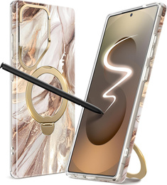Odolné puzdro pre Samsung Galaxy S25 Ultra – Tongate MECH Series Clip, čierne