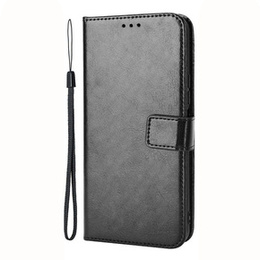 Klapkové puzdro pre Xiaomi Poco X6 5G, Crazy Horse Wallet, čierne