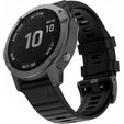 Pasek Silikonowy QuickFit do Garmin Fenix 22mm, Czarny