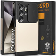 Obal na mobil pre Samsung Galaxy S24 Ultra, ERBORD MagProtect Slide Camera, zlaté