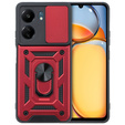 Obal na mobil pre Xiaomi Redmi 13C / Poco C65, CamShield Slide, červené
