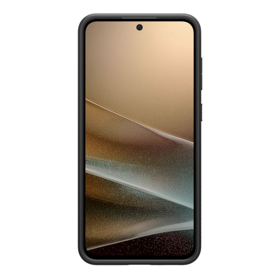 Puzdro Spigen pre Samsung Galaxy A36 5G, Liquid Air, čierne + tvrdené sklo 9H