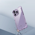 Puzdro pre iPhone 14 Pro, ERBORD CornerShield, fialové