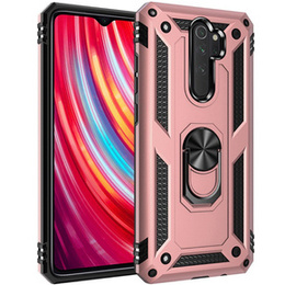 Pancierované obal na mobil pre Xiaomi Redmi Note 8 Pro, Nox Case Ring, ružové rose gold