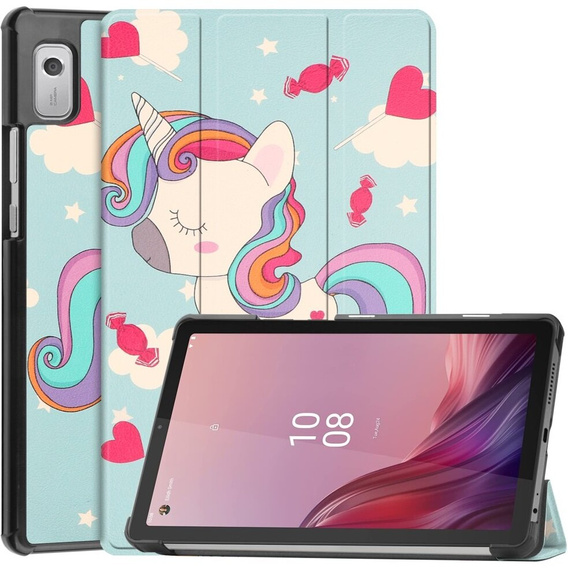 Puzdro pre Lenovo Tab M9, Smartcase, unicorn