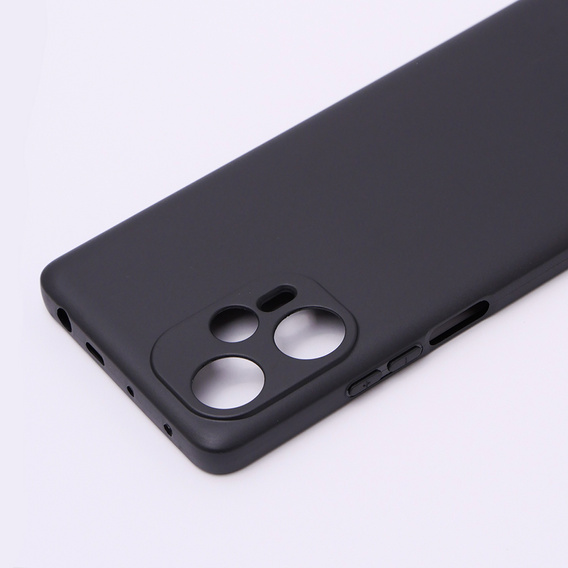 Obal na mobil pre Xiaomi Poco F5, Silicone Lite, čierne