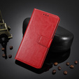 Klapkové puzdro pre Infinix Note 30, Crazy Horse Wallet, červené