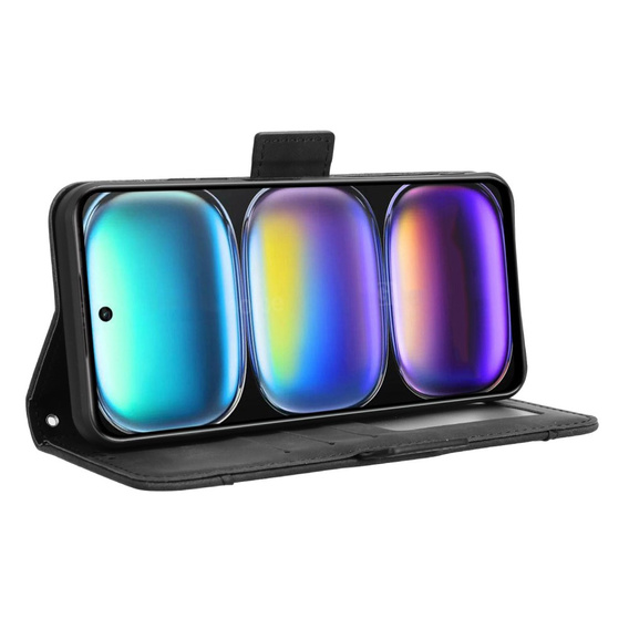 Klapkové puzdro pre Infinix Hot 50 4G, Card Slot, čierne