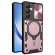 Pancierované puzdro pre Samsung Galaxy A54 5G, CamShield Slide, ružové rose gold