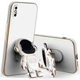 Obal na mobil pre iPhone X / XS, Astronaut, biele