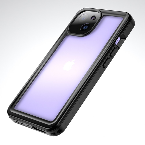 Vodotesné puzdro IP68 pre iPhone 13, čierne