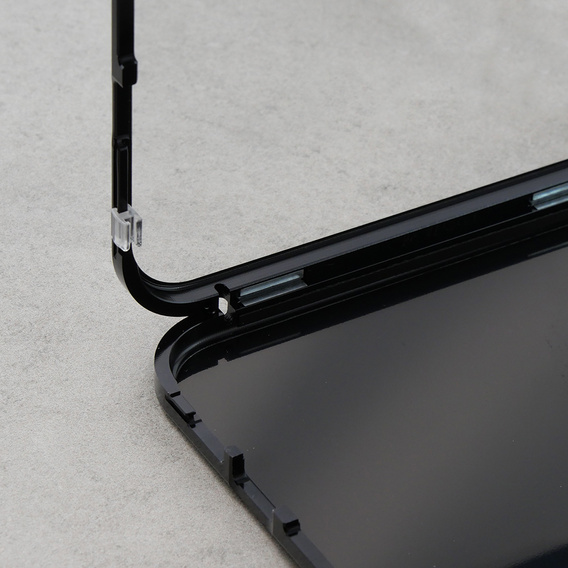 Puzdro pre iPhone 13 Pro Max, Dual Glass, pre Magsafe, čierne