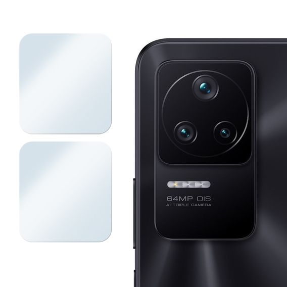 2x tvrdené sklo ERBORD na kameru Xiaomi Poco F4 5G
